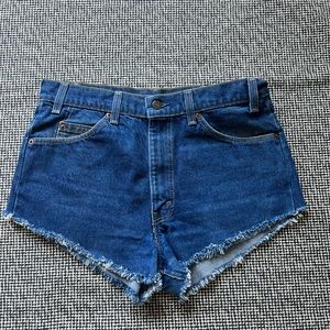 Rare Vintage 1970’s Levi's 646 High-Waisted Cut-Off shorts